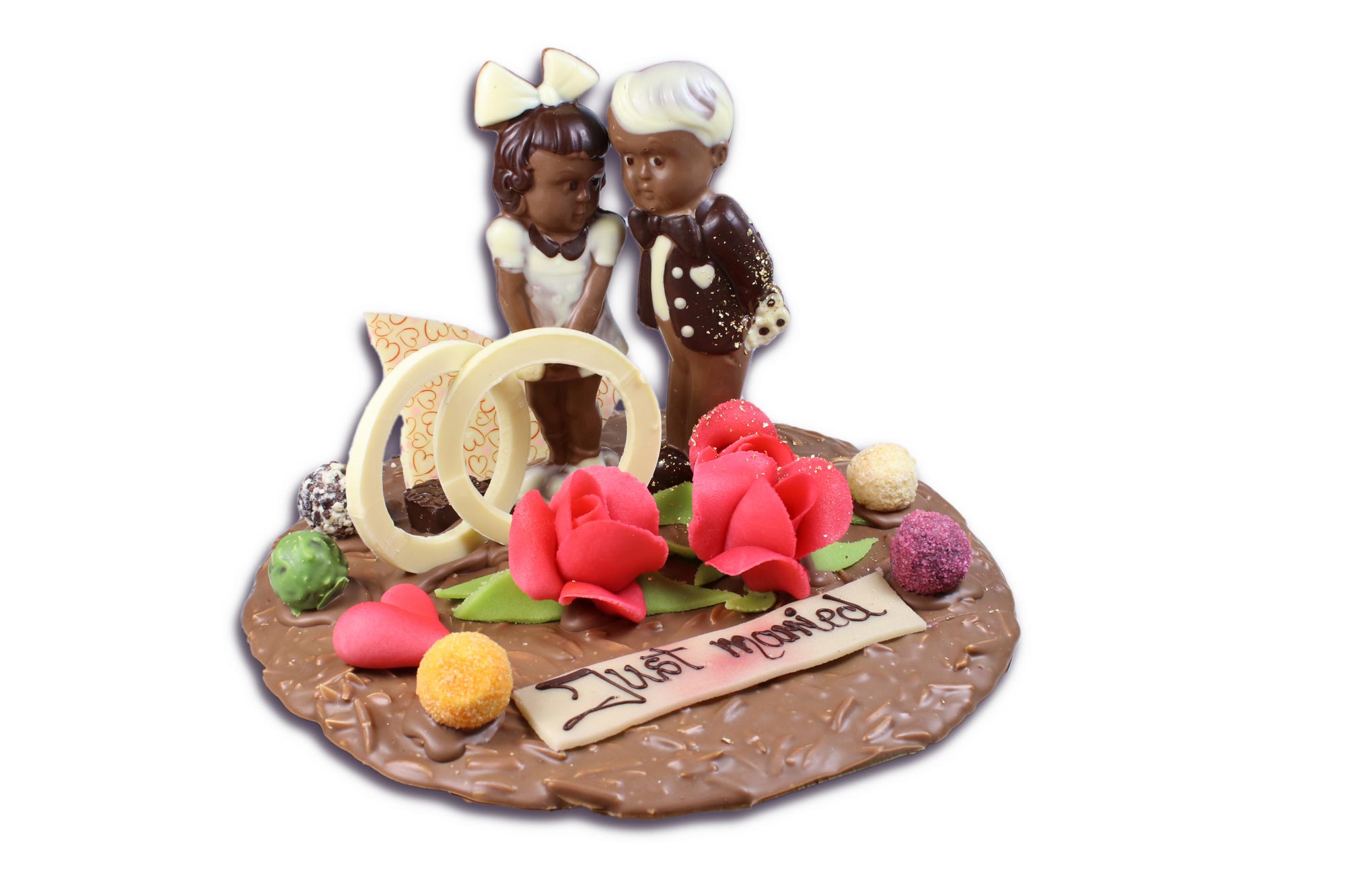 Eine Mandelsplitterplatte zur Hochzeit